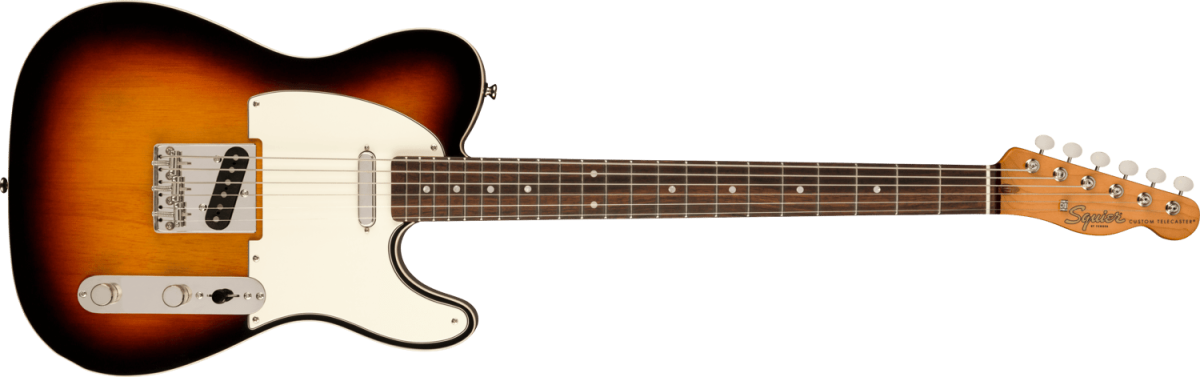 Rare 2010 Fender Squire Classic Vibe Custom Bound Sunburst